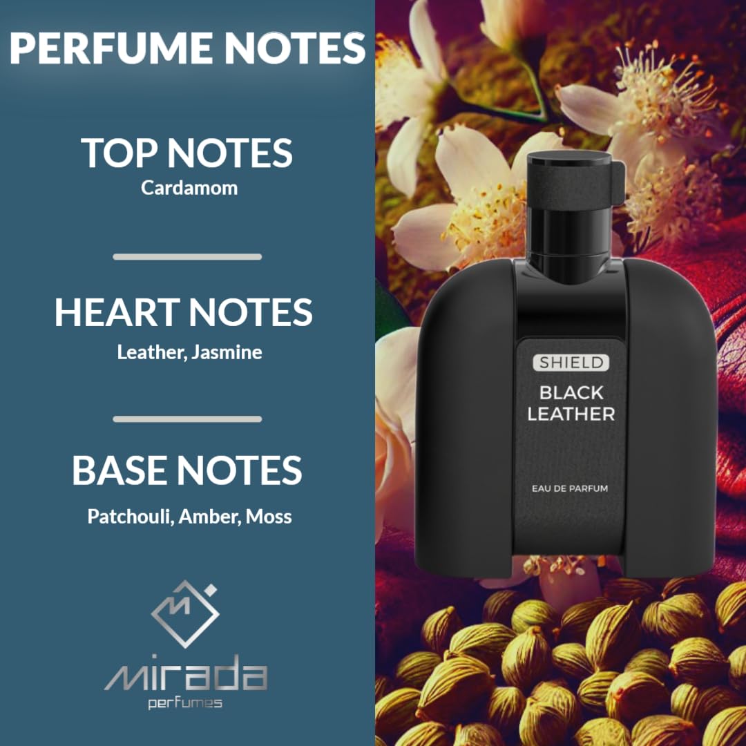 Shield Black Leather || Ombre Leather by Tom Ford Inspired