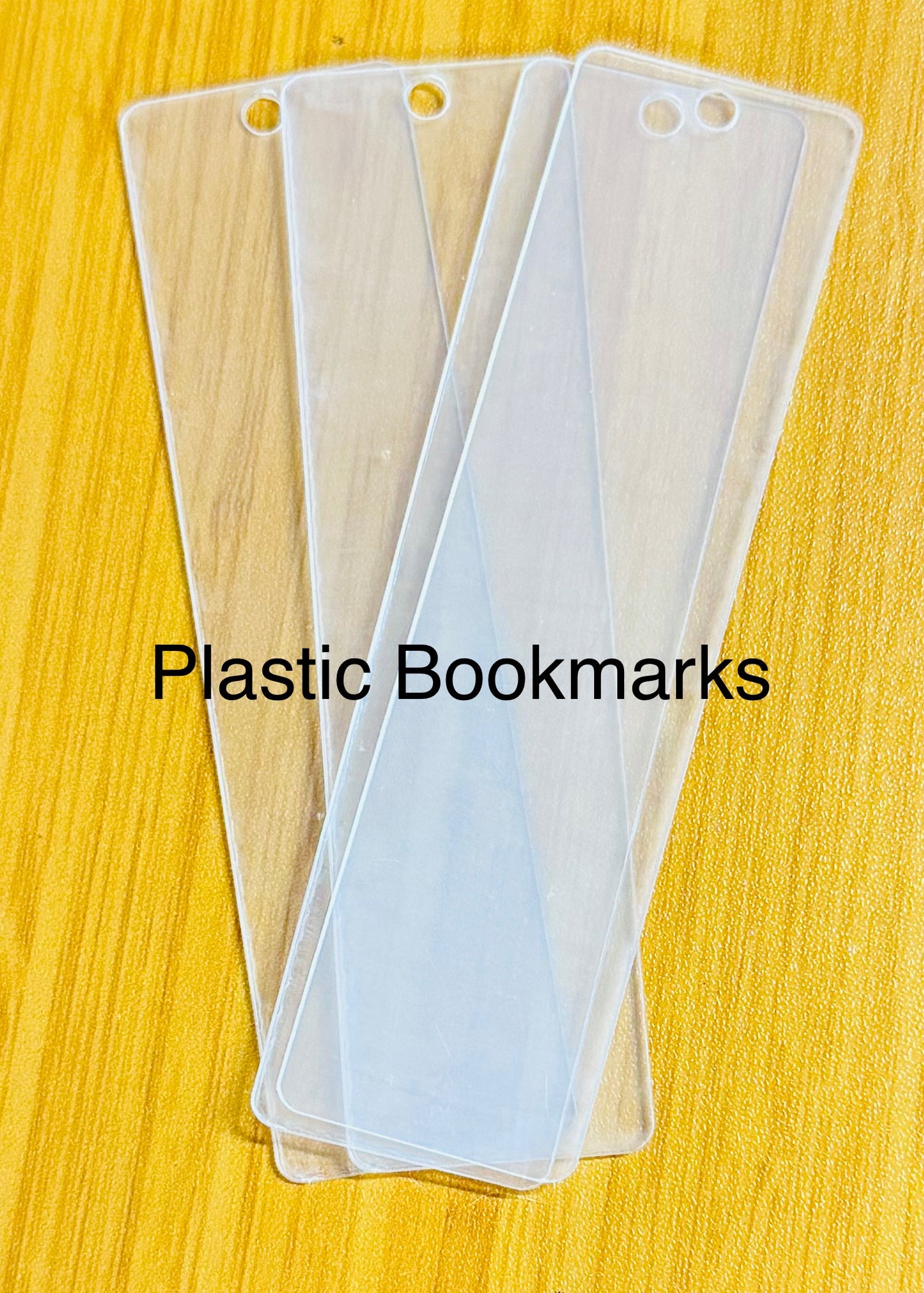 Plastic bookmarks