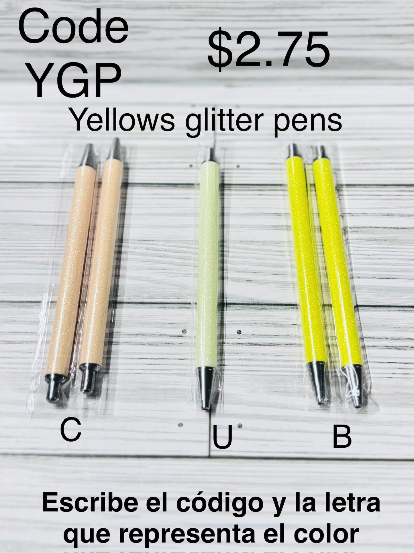 Boligrandos con purpurina || Glitter Pens