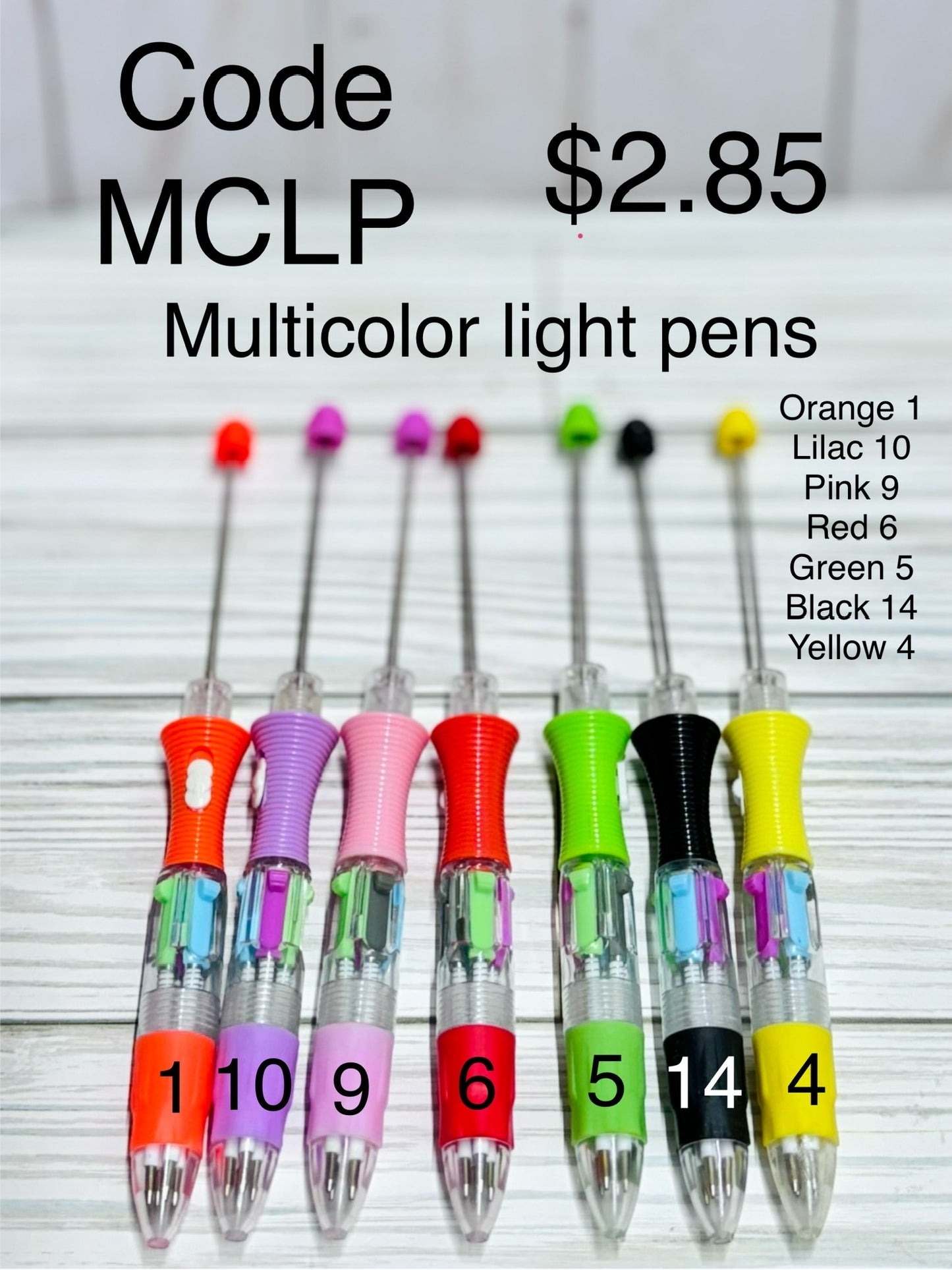 4 En 1 / luz integrada || Light 4 in 1 pen