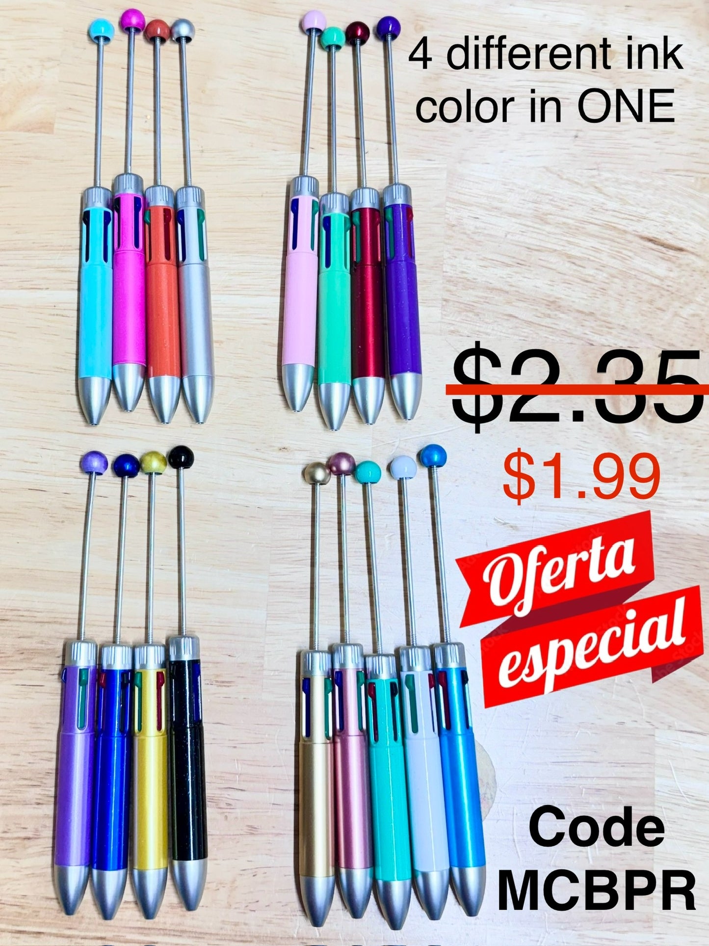 Bolígrafos 4 en 1 || 4 en 1 pens