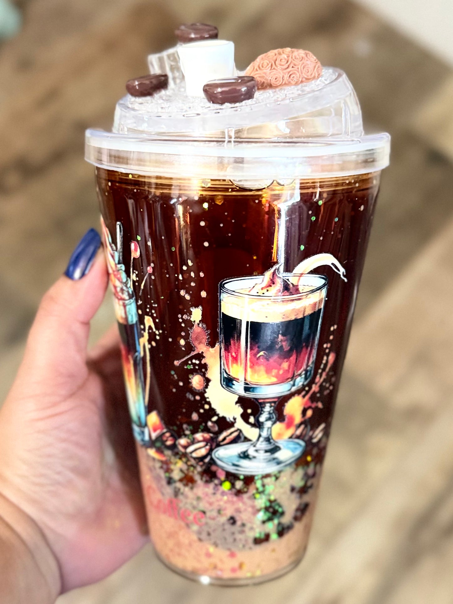 16oz Acrylic Snow Globe