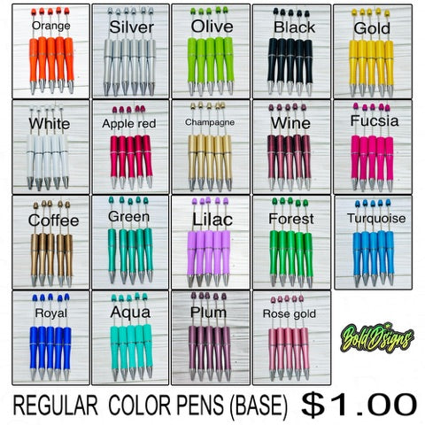 Bolígrafos regulares || Regular pens