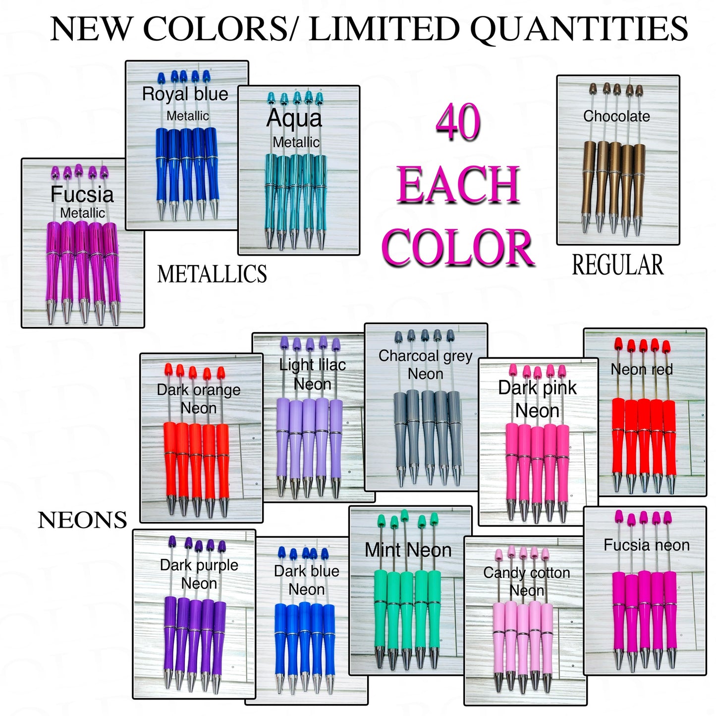 Nuevos colores de boligrafos || New colors pens