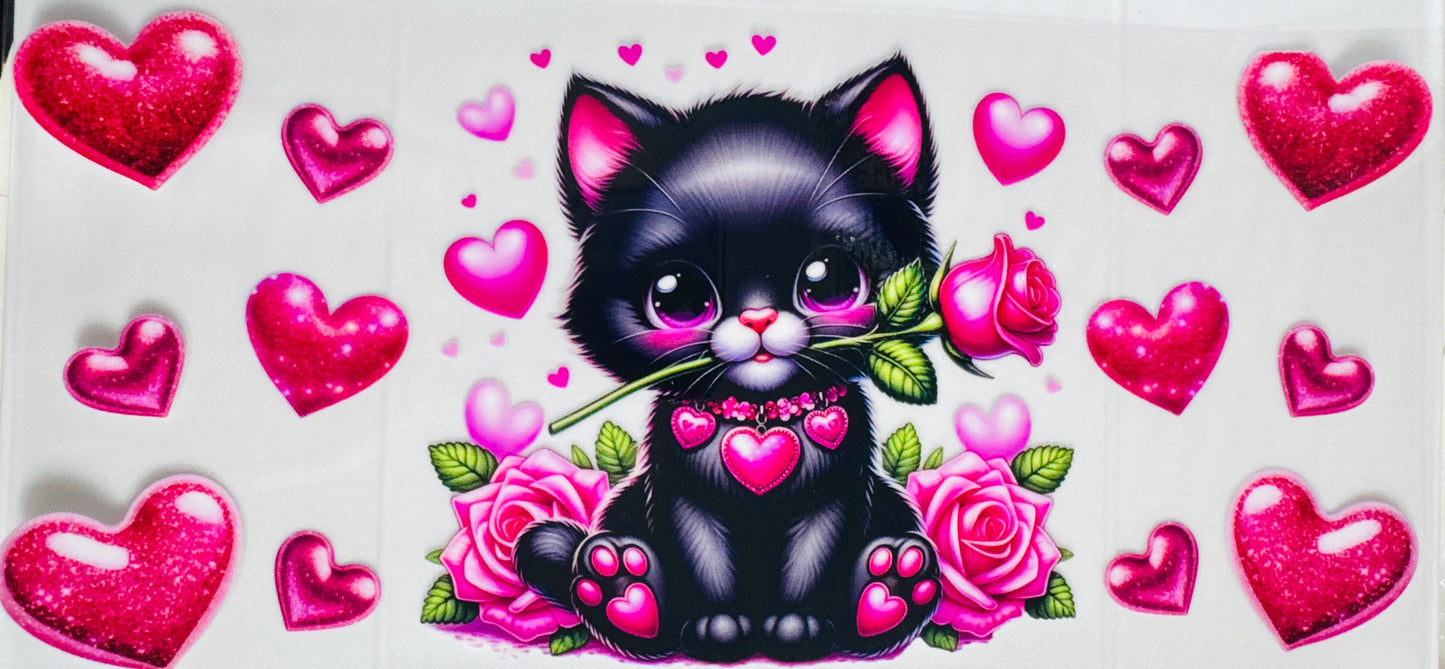 Gatita con la rosa // Cat with rose