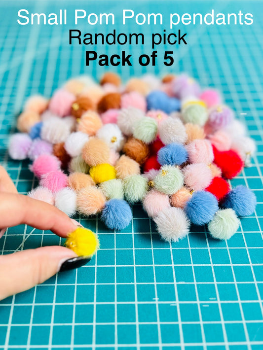 Small Pom Pom pendants