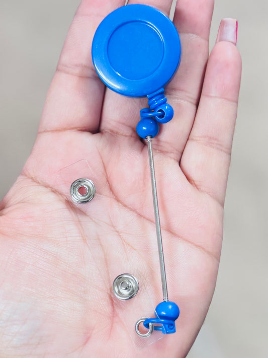 Badge reel w/ bar