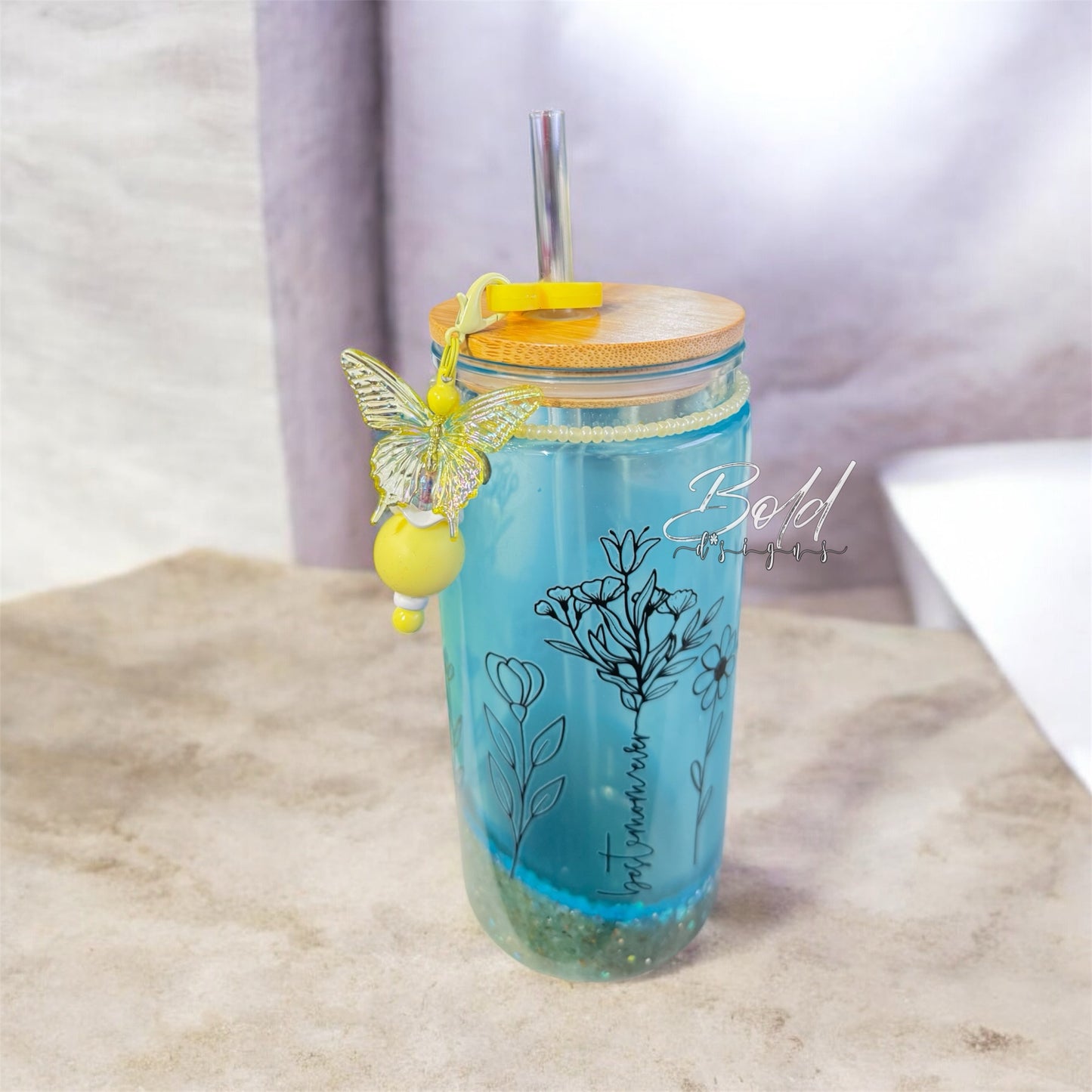 20 oz Snowglobe tumbler