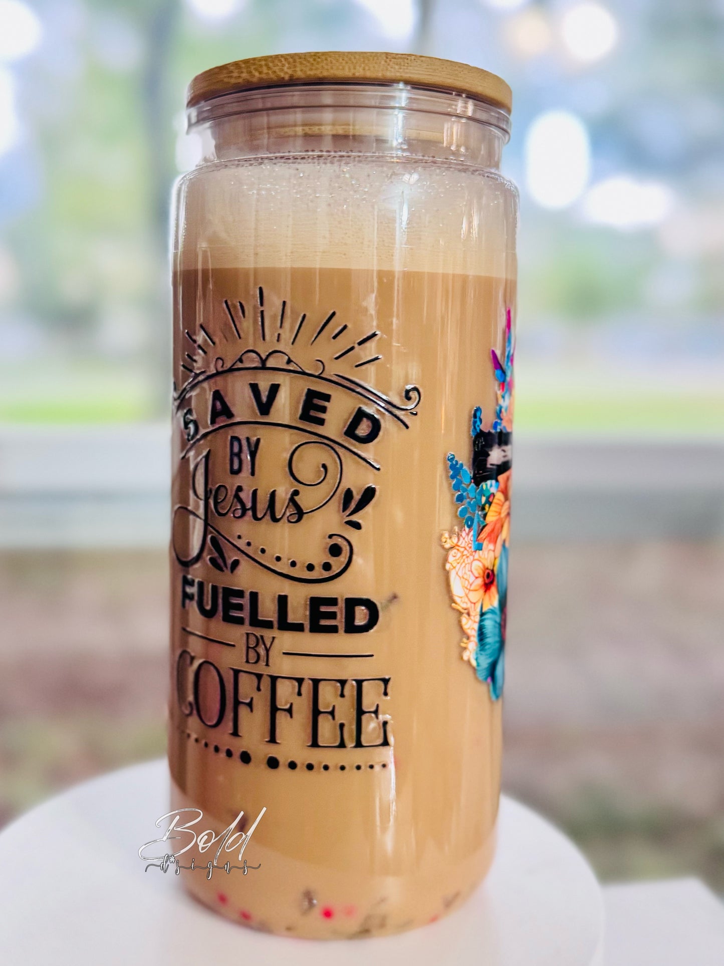 20 oz Snowglobe tumbler