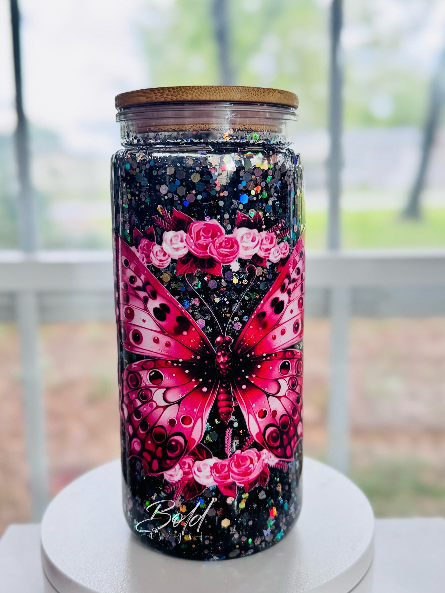 20 oz Snowglobe tumbler
