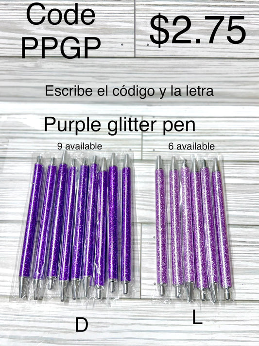 Boligrandos con purpurina || Glitter Pens