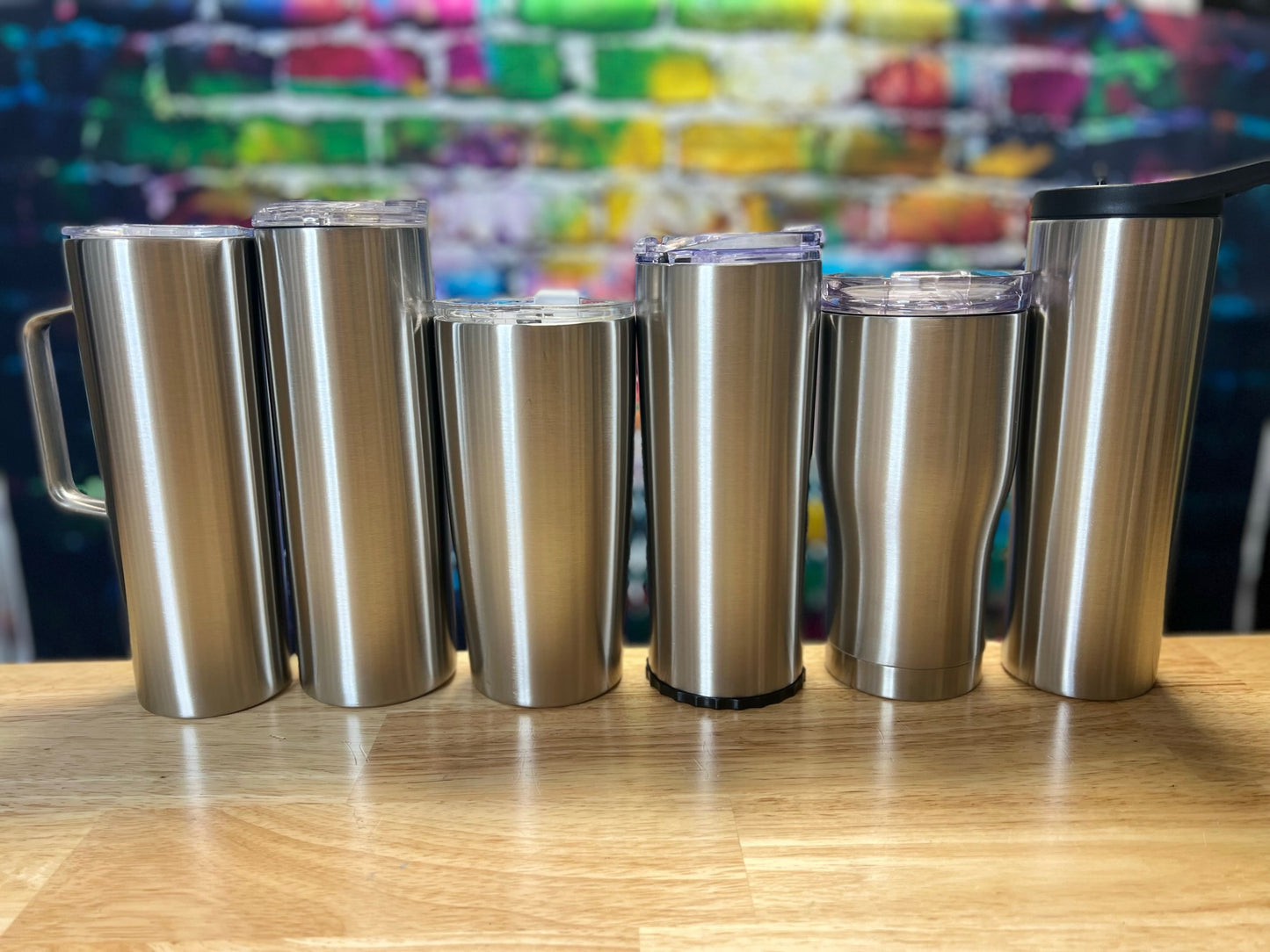 Stainless Steel Tumblers (not snow globe)