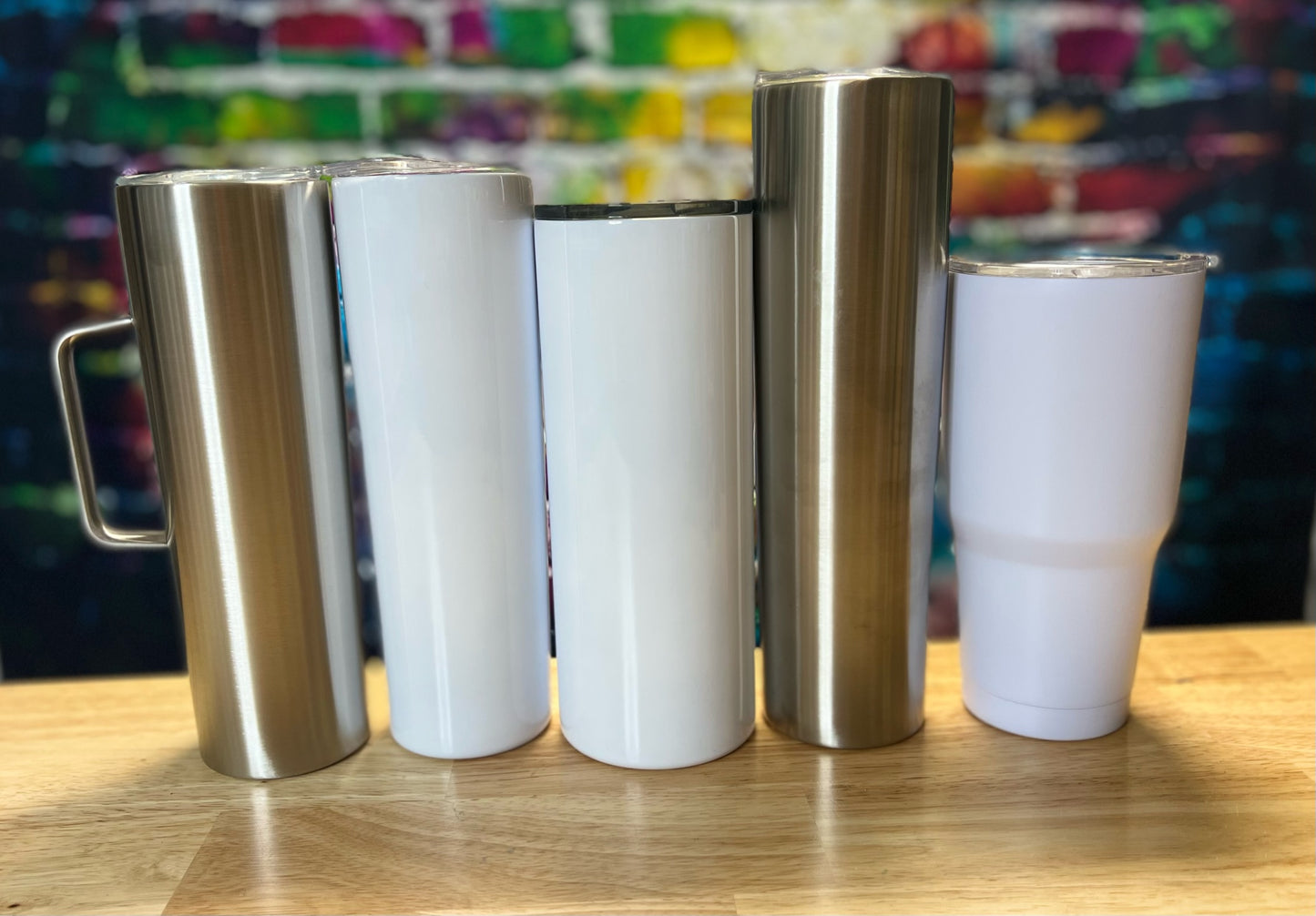 Stainless Steel Tumblers (not snow globe)