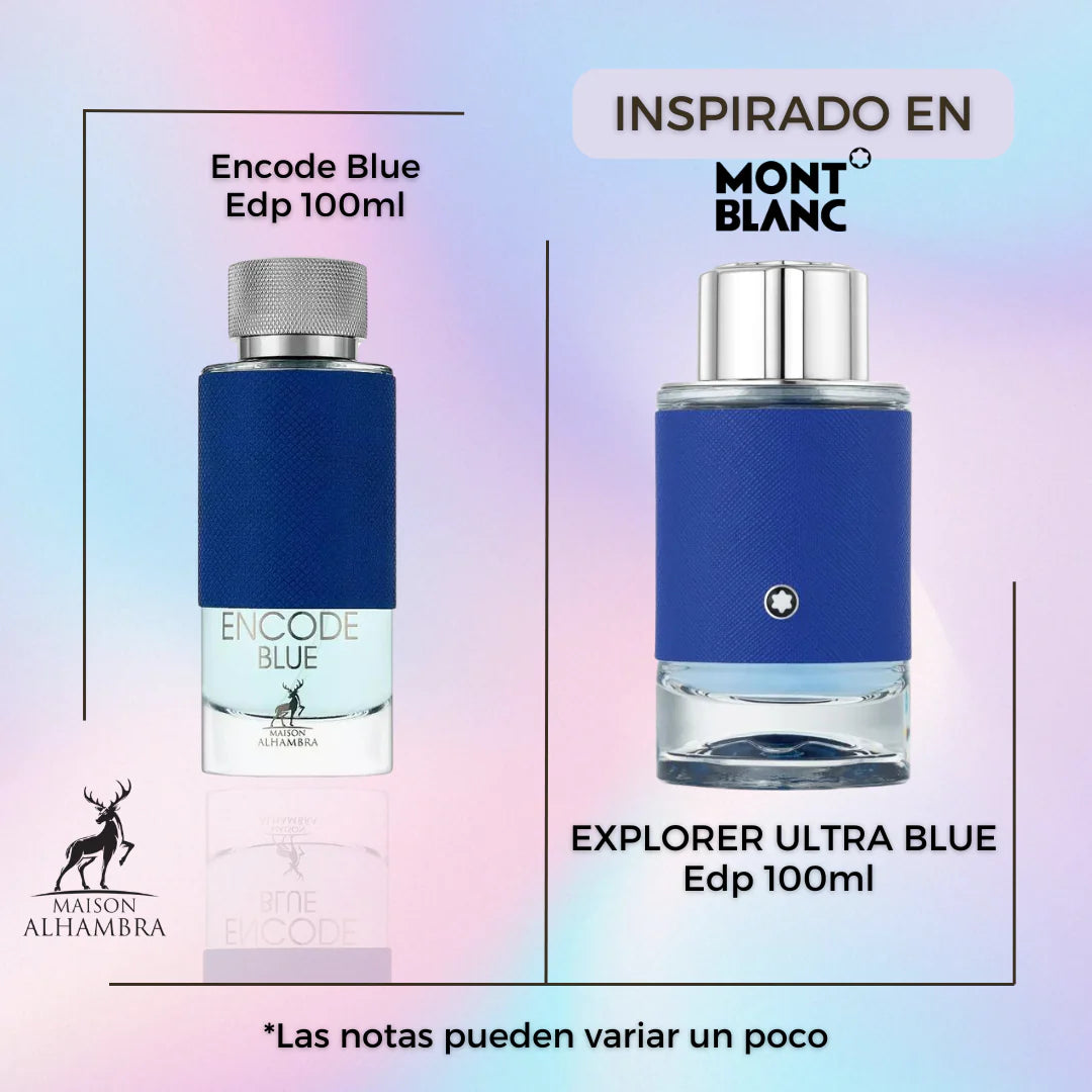Decant (TESTER) 5mL. Encode Blue || Mont Blanc Explore Ultra Blue Inspired