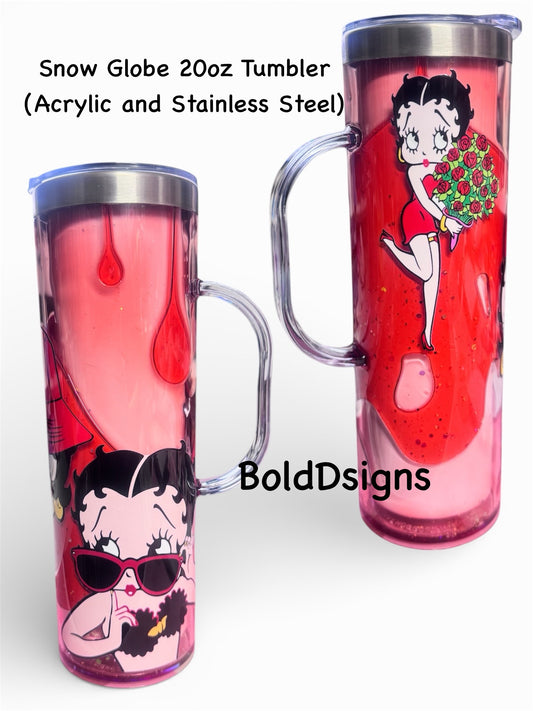 20oz Acrylic and Stainless Steel Tumbler