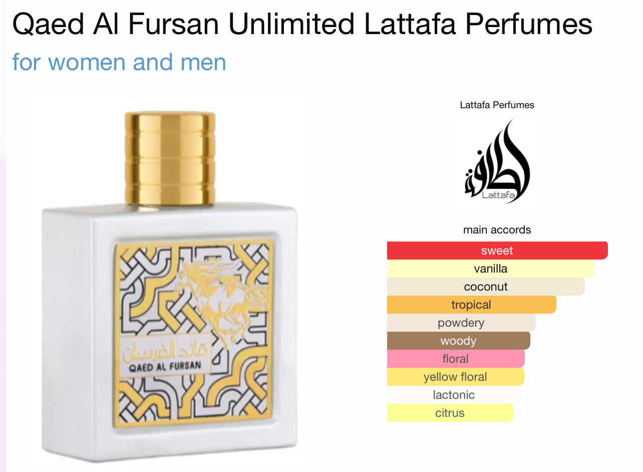 Qaed al Fursan Unlimited Lattafa