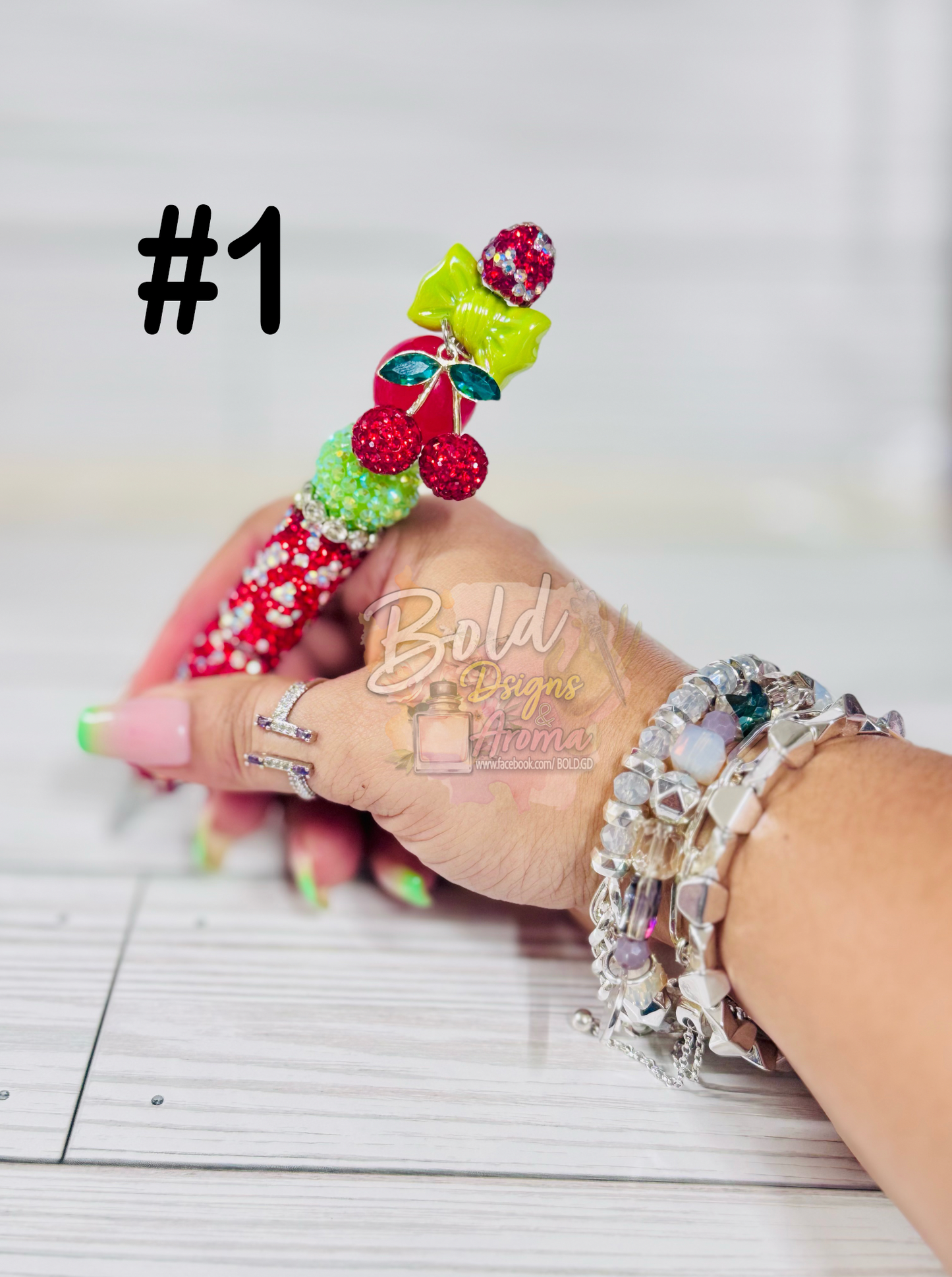 Cherry Bling Pens
