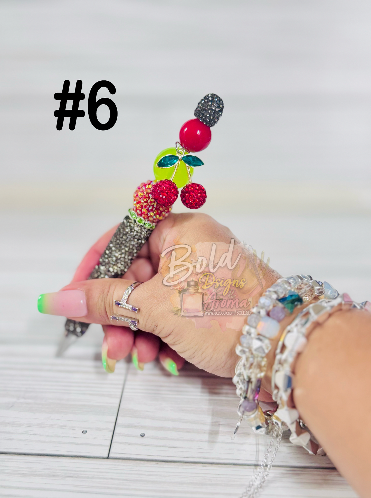 Cherry Bling Pens