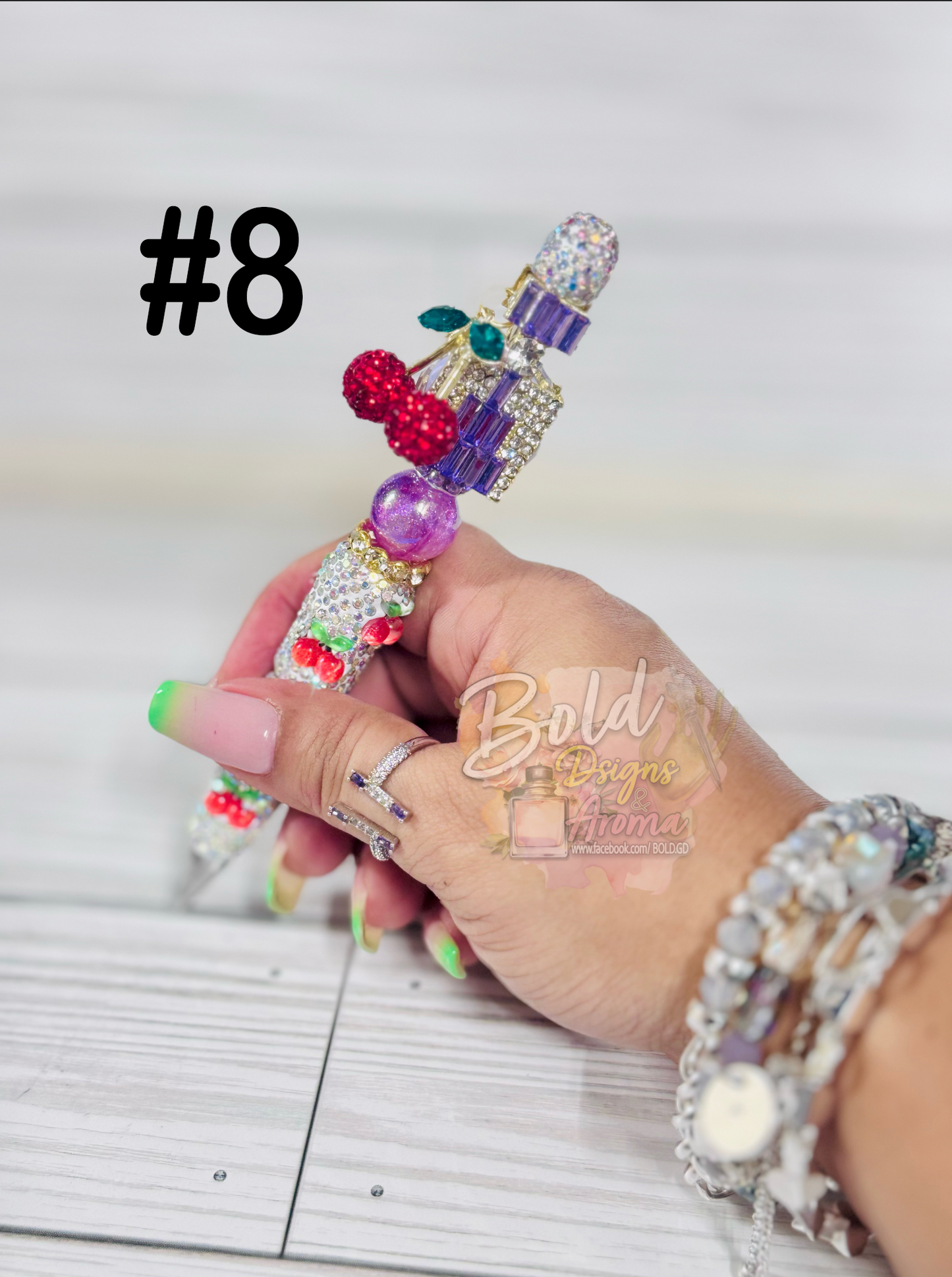 Cherry Bling Pens
