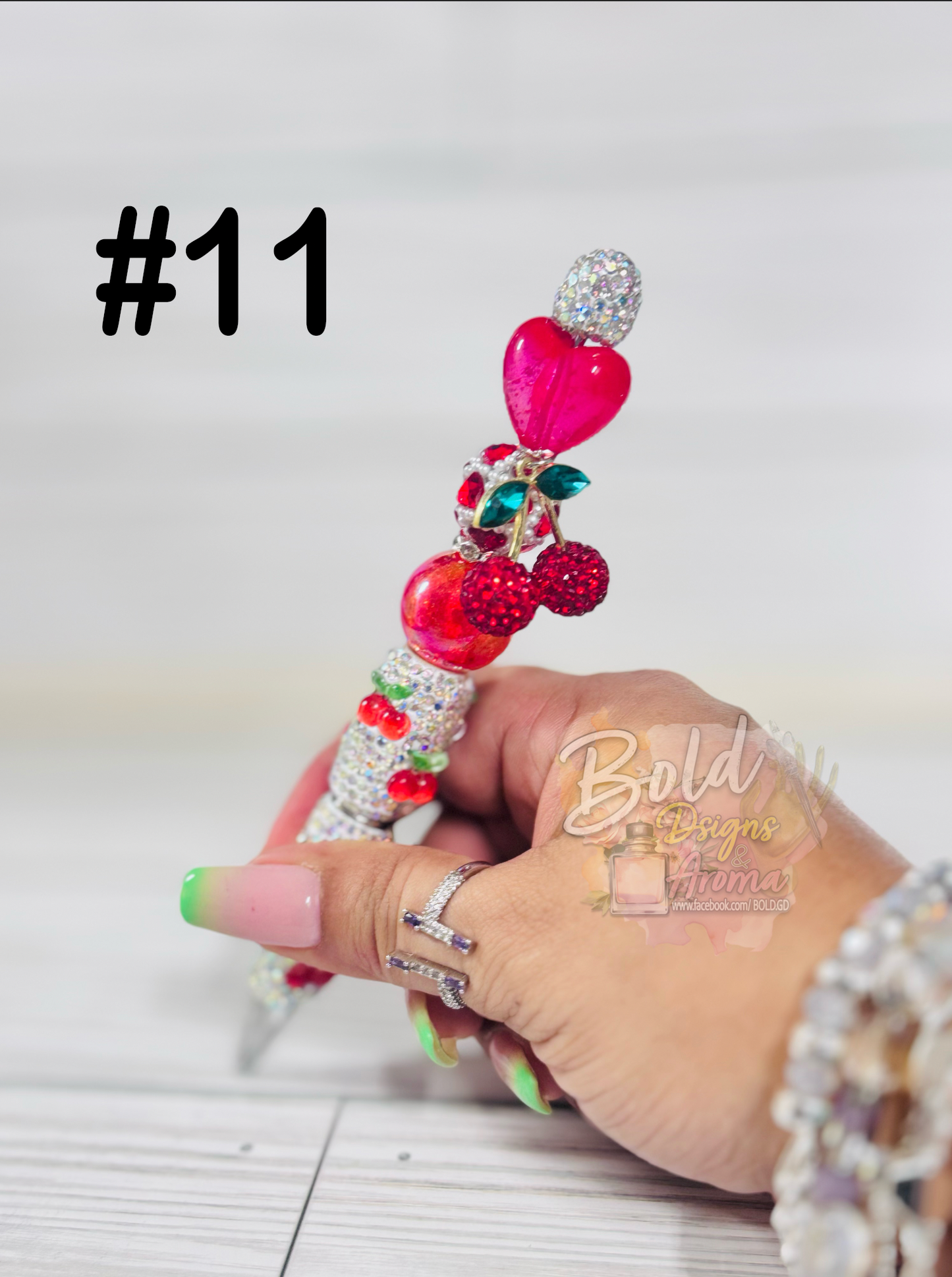 Cherry Bling Pens