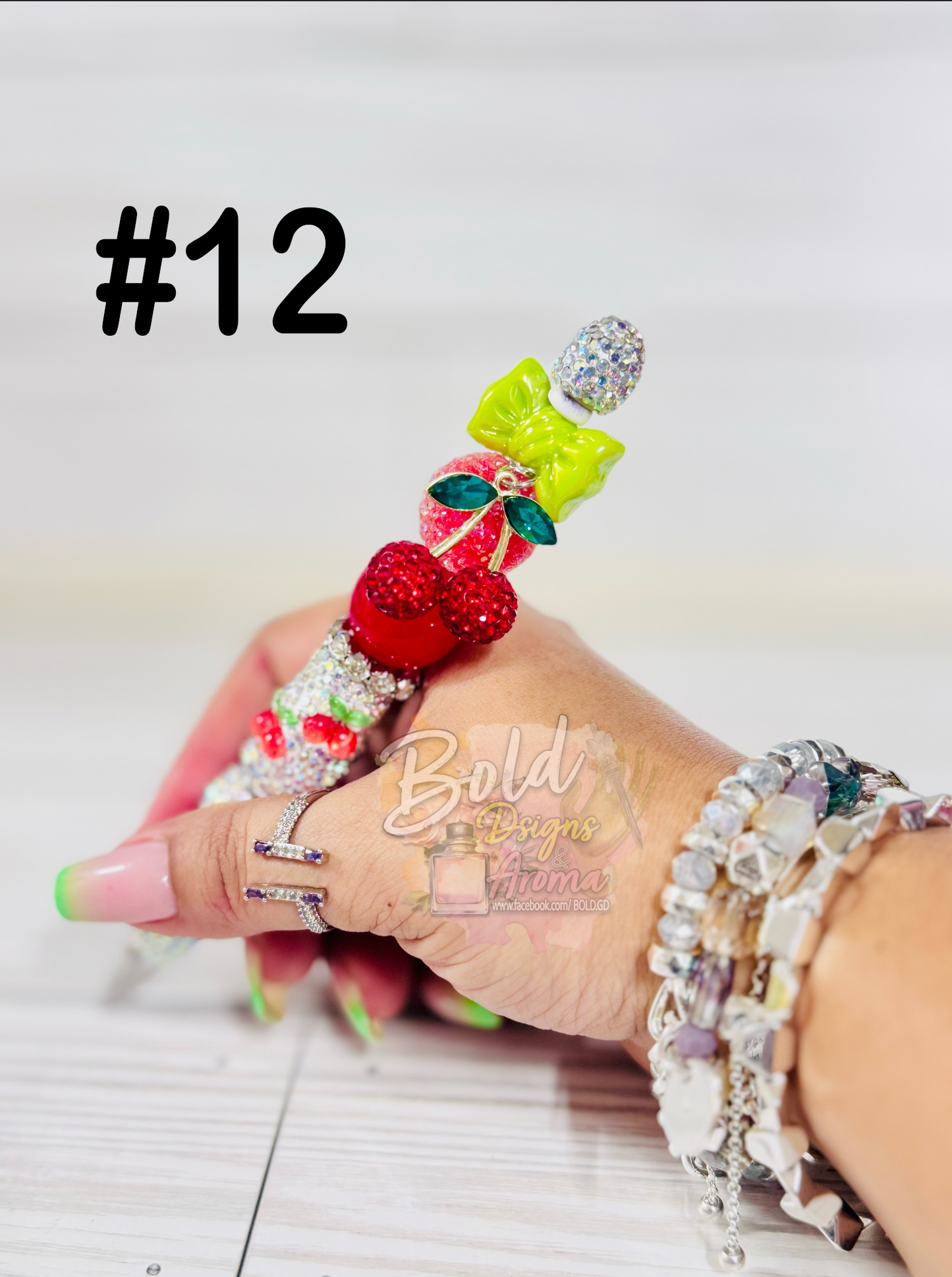 Cherry Bling Pens