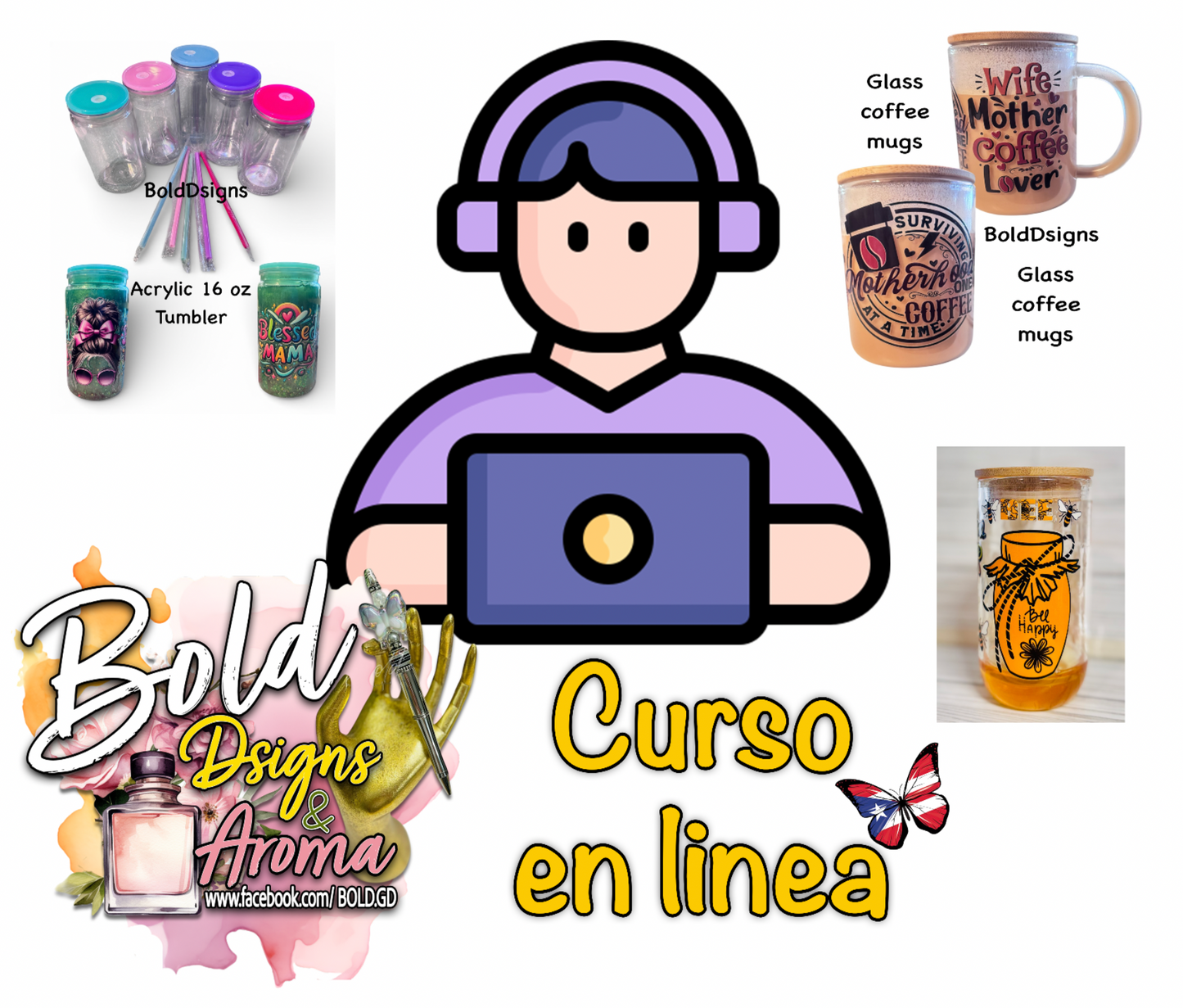 Curso de Vasos Snow Globe