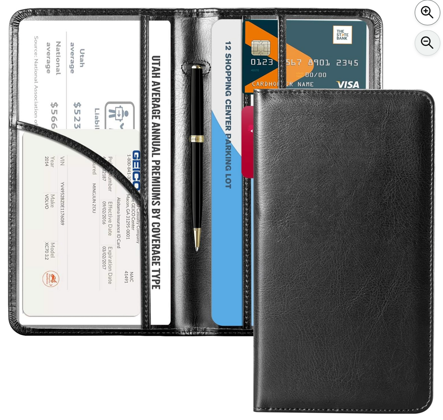 Car Registration and Insurance Holder