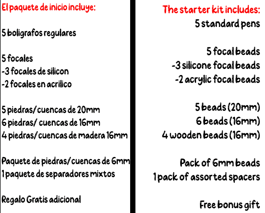 Curso de Boligrafos/ Pen Course w/ kit