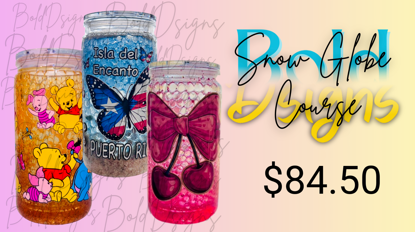Curso de Vasos Snow Globe